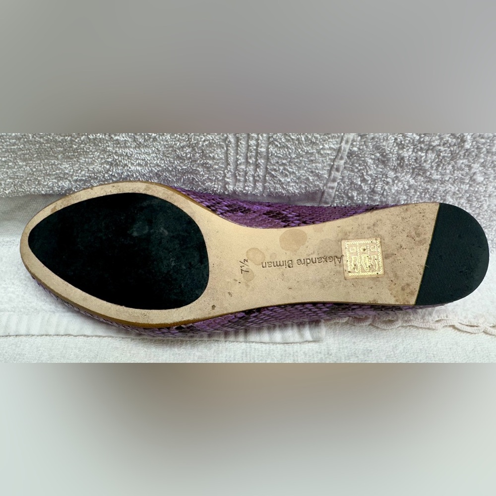 Alexandre Birman Genuine Python Ballet Flats - Picture 11 of 15